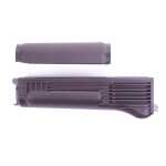 Arsenal Plum Polymer Handguard Set with Stainless Steel Heat Shield for Milled Receiver - Image 1