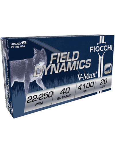 22-250 40gr V-Max 20rd