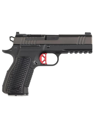 Dan W DWX COMPACT 9mm 4" OR/Rail, Blk, 10-rd