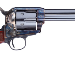 Taylors & Company 555139 1873 Cattleman Gunfighter 45 Colt (LC) 6rd 5.50" Blued Cylinder & Barrel Color Case Hardened Steel Frame Walnut Army Size Grip - Image 1