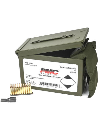 PMC X-Tac Rifle Ammo Metal Box 5.56 55 gr. FMJ 840 rd.