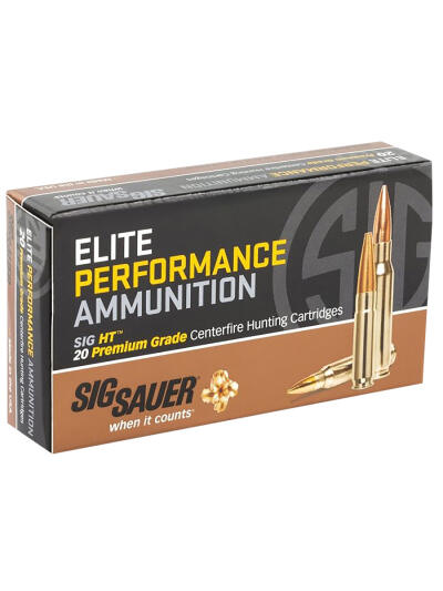 Sig Sauer E270H120 Elite Copper Hunting  270Win 130gr Copper Solid 20 Per Box/10 Case