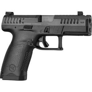 CZ P-10 C Optic Ready Pistol 9mm 4.5 in. BLK/Nitride Slide w/Ported Brrl 15rd. - Image 1
