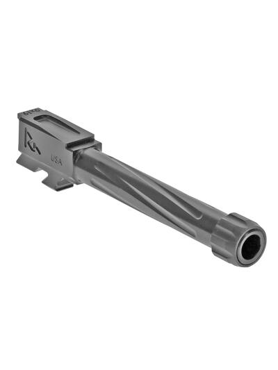 Rival Arms RA20G802D Precision V1 Match Grade 9mm Luger Compatible w/Glock 48, 4.17" Fluted Threaded PVD Stainless Steel