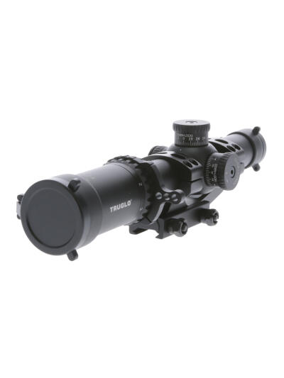TruGlo TG-8518TLR Omnia  Black Anodized 1-8x24mm 30mm Tube Illuminated APTR Reticle