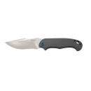 CRKT 7920 P.S.D.  3.63" Folding Plain Satin 4116 Stainless Steel Blade/ Black Carbon Fiber/G10 Handle Includes Pocket Clip