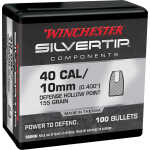 Winchester Ammo WB40ST155X Centerfire Handgun Reloading 40S&W 155gr Silvertip Hollow Point 100 Per Box/10 Case - Image 1