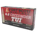 Fort Scott Munitions 65CM130SCV2 Tumble Upon Impact (TUI) Rifle 6.5Creedmoor 130gr Solid Copper Spun 20 Per Box/10 Case