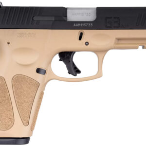 Taurus 1G3B941T G3 9mm Luger 15+1 Or 17+1 4" Matte Stainless Steel Barrel, Tan Polymer Frame With Picatinny Acc. Rail, Tenifer Matte Black Steel Slide, Re-Strike Capability, Manual Safety - Image 1