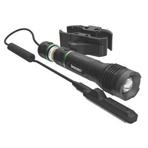 iProtec 665 LG 250 250 Lumen Green Firearm Light with Long Gun Mount  Black Anodized 25/250 Lumens Green   LED Light