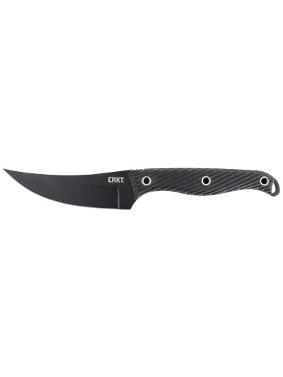 CRKT 2709 Clever Girl  4.60" Fixed Plain Black Powder Coated SK-5 Steel Blade/ Black G10 Handle Includes Sheath