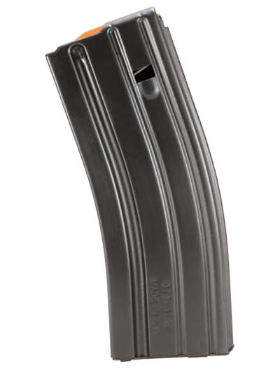 DuraMag 3023041178CPDL10 SS  10rd 223 Rem/5.56x45mm NATO for AR-15 Black w/ Orange Follower Detachable