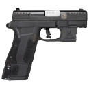 Diamondback DB0301P001 DBAM29 Sub-Compact 9mm Luger 3.50" 12+1,17+1 Overall Black Finish with Serrated Nitride Stainless Steel Slide, Polymer Grip & Picatinny Rail Includes Viridian Laser & Holster