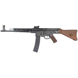 Mauser Rimfire 4440011 STG-44 Full Size 22 LR 25+1 16.50" Black Barrel & Receiver, Natural Wood Fixed Stock - Image 1