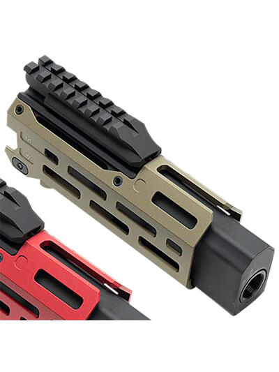 Strike Industries CEVOHG6FDE Strike  6" M-Lok Flat Dark Earth Aluminum with Faux Suppressor for CZ Scorpion EVO (7.72" Barrel Length)