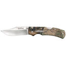 Cold Steel CS23JE Double Safe Hunter 3.50" Folding Clip Point Plain Satin 8Cr13MoV SS Blade/ Camo GFN Handle Includes Pocket Clip