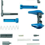 Timber Creek Outdoors ARLPKB Lower Parts Kit  Blue Anodized Aluminum for AR-15 - Image 1