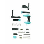 Timber Creek Outdoors ARLPKRE Lower Parts Kit  Robin's Egg Blue Aluminum for AR-15 - Image 1