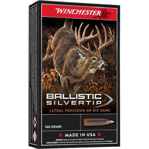 Winchester Ammo SBST65P Ballistic Silvertip  6.5PRC 140gr Bonded Rapid Expansion PHP 20 Per Box/10 Case