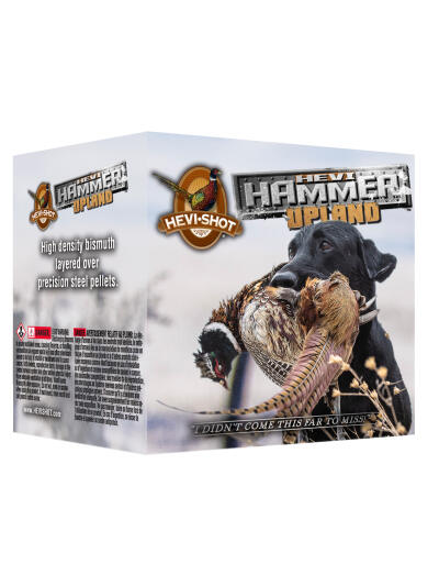 HEVI-Shot HS29105 HEVI-Hammer Upland 12Gauge 2.75" 1 1/4oz Steel/Bismuth 5Shot 25 Per Box/10 Case