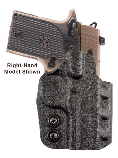 DeSantis Gunhide D94KB8WZ0 Cazzuto  OWB Black Kydex Paddle Fits Springfield Prodigy w/wo Red Dot Fits 4.25-5" Barrel Left Hand