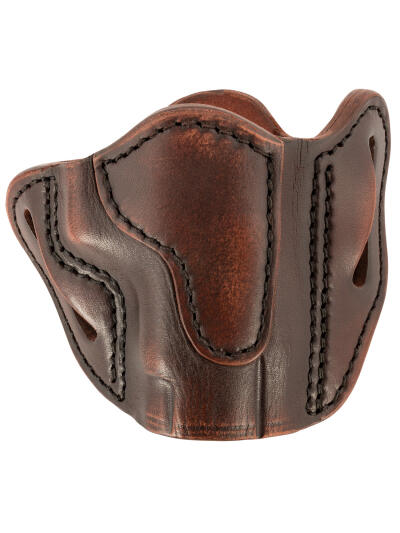 1791 Gunleather ORBHCMAXVTGR BHC MAX Optic Ready OWB Compact Vintage Leather Belt Slide Compatible w/Sig P365 XL/Glock 48 Right Hand