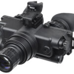 AGM Global Vision 12W7P122153211 Wolf-7 PRO NL1 Night Vision Goggles Black 1x 27mm, Generation 2+ Level 1, 45-54 lp/mm Resolution, Green Filter - Image 1