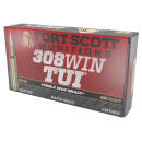 Fort Scott Munitions 308175SCV2 Tumble Upon Impact (TUI) Rifle 308Win 175gr Solid Copper Spun 20 Per Box/10 Case