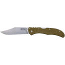 Cold Steel CS20KR7 Range Boss  Folding Clip Point Plain 4034 SS Blade/5.25" OD Green Zy-Ex Handle