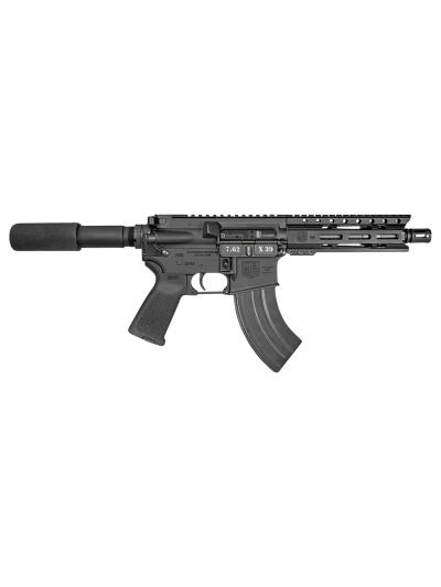 Diamondback DB1912O001 DB15  7.62x39mm 28+1 7", Black, Carbon Lower, 6" M-LOK Handguard, Padded Buffer Tube, Magpul Grip