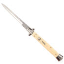 Steel River Knives CISID Spartan  6" Italian Dagger Polished Blade 7" Ivory Synthetic Handle Side Open