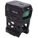 Viridian 9810060 RFX45  Black Anodized 1 x 24 mm x 15.5 mm 5 MOA Green Dot ACRO/Picatinny High 1/3 Cowitness Mount