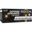 Fiocchi 12LE9P Defense Dynamics Low Recoil 12Gauge 2.75" 1Buck Shot 10 Per Box/25 Case