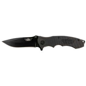 Uzi Accessories UZKFDR006 UZI Responder VI Black, Stainless-Steel Blade