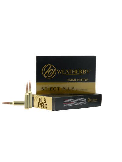Weatherby M65PRC124HCB Select Plus  6.5PRC 124gr Hammer Custom 20 Per Box/10 Case