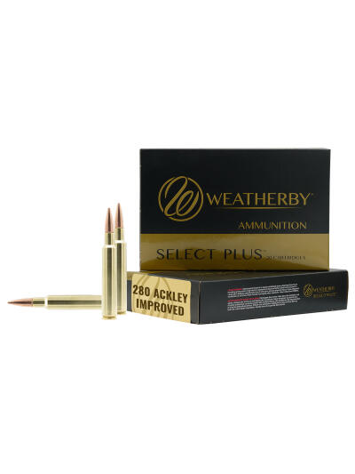 Weatherby M280A139HCB Select Plus  280Ackley Improved 139gr 20 Per Box/10 Case