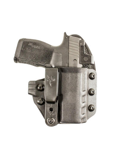 DeSantis Gunhide 206KA6VZ0 Uni-Tuk  IWB Black Kydex Belt Clip Fits Glock 19/19X/19 Gen5/23/32/45 Right Hand