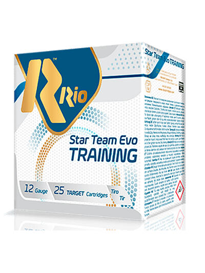 Rio Ammunition STT2875 Star Team EVO  12Gauge 2.75" 1oz 7.5Shot 25 Per Box/10 Case