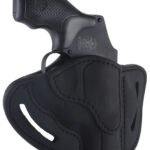 1791 Gunleather RVHX1SBLR RVHX-1  OWB Size 01 Stealth Black Leather Belt Slide, J-Frame, Right Hand - Image 1