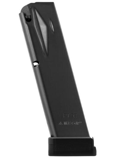 Mec-Gar MGPT9220M Taurus Competition 20rd 9mm Luger, Fits Taurus PT92/PT99 Black