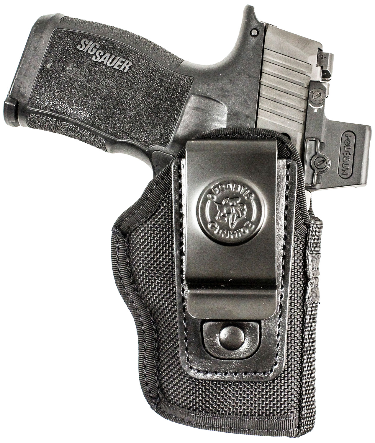 DeSantis Gunhide N87BJ9YZ0 Pro Stealth IWB Black Nylon Sig Sauer P365 w/Red Dot Ambidextrous