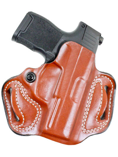 DeSantis Gunhide 086TA9YZ0 Mini Slide  OWB Tan Sig Sauer P365 w/Red Dot Right Hand