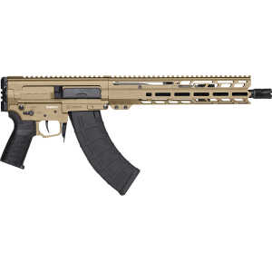 CMMG 86A8E0BCT Dissent MK47 7.62x39mm 30+1 12.50" Black Nitride Threaded Barrel, M-LOK Handguards, Coyote Tan Cerakote Aluminum Picatinny Rail Receiver