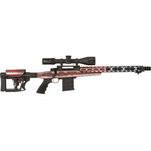 Howa M1500 Gen 2 American Flag Chassis Rifle 6.5 Creedmoor 16.25 in. American Flag Package - Image 1