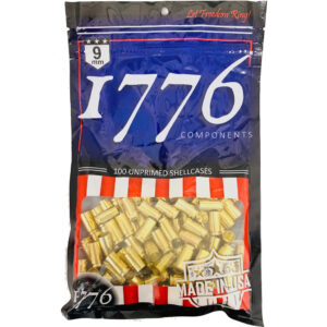 1776 USA Unprimed Brass Starter Kit 380 ACP, 40 S&W, 10mm, 45 ACP 4000 PC