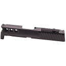 True Precision Inc TPSHCSBCRMS Axiom Optic Cut Slide Fits Springfield Hellcat Black DLC Anodized 416R Stainless Steel