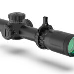 Swampfox Optics THK16241RF Tomahawk II  Black 1-6x 24mm 30mm Tube Bright Fiber Optic Red Reticle - Image 1