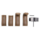 Glock 30873  Backstrap/Beavertail Set Dark Earth Polymer