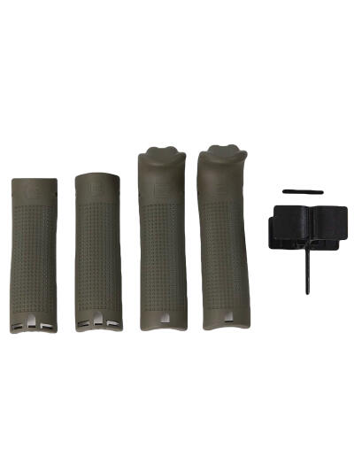 Glock 39843  Backstrap/Beavertail Set Battlefield Green Polymer