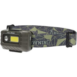 Browning 003713004 Full Draw Headlamp 20/500 Lumens LED Bulb 67yds Beam Distance Cap/Headwear